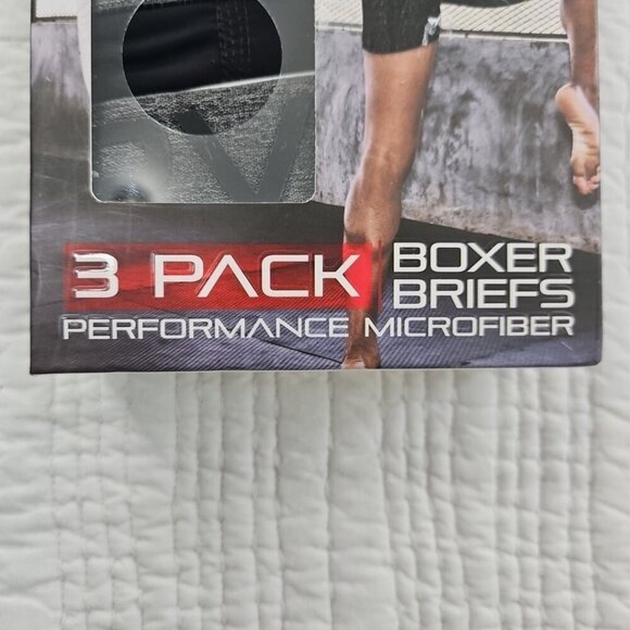 RVCA Men's Microfiber Boxer Briefs Size S (28-30) 3-Pack Stretch Flex Fit NIB - Picture 11 of 11